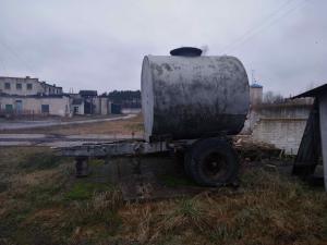 Бочка прицепная на колесах (большая) (Витебская область, г.Браслав)